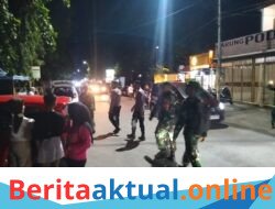 Sinergi TNI-Polri, Koramil 07 Patallassang dan Polsek Gelar Patroli Bersama Jaga Kamtibmas