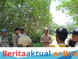 Cegah Karhutla Sejak Dini, Polsek Secanggang Ajak Warga Stop Bakar Sampah