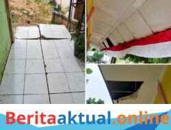 Gedung Retak dan Plafon Jebol, SDN Buket Meulintueng Harap Bantuan Pemerintah