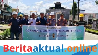 PT Socfindo Lae Butar Bersama Dishub Aceh Singkil Perbaiki Jalan di Desa Rimo Melalui Program CSR
