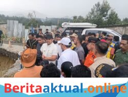 Gubernur Sumut Bersama Kapolres Binjai dan Plt. Bupati Langkat Tinjau Jalan Longsor di Desa Telagah*