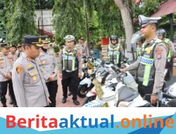 Antisipasi Bencana, Polres Langkat Cek Kesiapan Sarpras Penanganan Bencana Alam