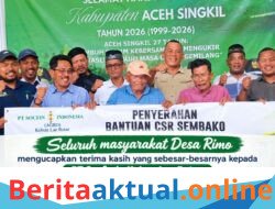 PT Socfindo Kebun Lae Butar Salurkan 100 Paket Sembako melalui Program Jumat Berkah