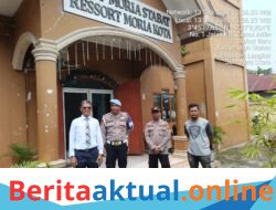 Polsek Stabat Laksanakan Pengamanan Ibadah Minggu di Gereja Kecamatan Stabat