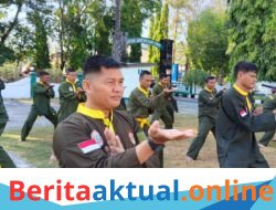 Kodim 1426/Takalar Gelar Latihan Pencak Silat Militer, Dandim: Bela Diri Prajurit Harus Terus Diasah