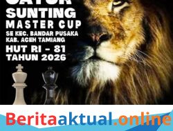 Pemuda Sunting Adakan  Turnamen Catur Se-Kecamatan Bandar Pusaka