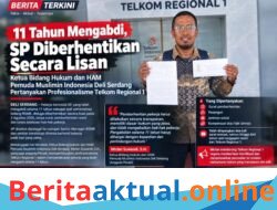 11 Tahun Mengabdi, SP Diberhentikan Secara Lisan, Ketua Bidang Hukum dan HAM Pemuda Muslimin Indonesia Deli Serdang Pertanyakan Profesionalisme Telkom Regional 1