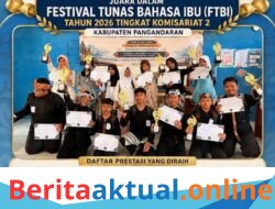 SMPN 1 Pangandaran Borong 11 Prestasi FTBI 2026 Tingkat Komisariat 2