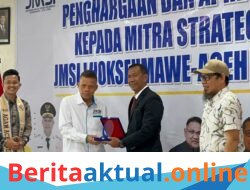 Polres Lhokseumawe Raih Penghargaan JMSI Bidang Pelayanan dan Komunikasi Publik