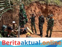 Momen Hangat Istirahat Siang: Kebersamaan Satgas TMMD dan Warga Bangunjaya Penuh Kekeluargaan