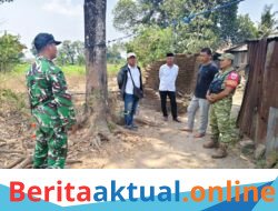 Dukung Pembangunan KDKMP, Babinsa dan Staf Teritorial Kodim 1426/Tkl, Tinjau Serta Ukur Lokasi di Desa Kalukuang