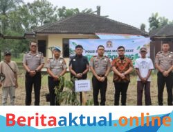 Kapolres Langkat Pimpin Kegiatan Green Policing, Ajak Personel Peduli Lingkungan melalui Gotong Royong dan Penanaman Pohon