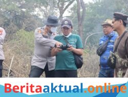 Turun Langsung ke Lokasi Kebakaran, Kapolres Kuningan Tinjau Pemadaman Karhutla di Kawasan TNGC