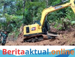 Gotong Royong TNI dan Warga, Pembangunan Jalan Bangunjaya–Mekarwangi Tembus 89 Persen