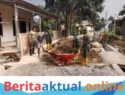Pembangunan Jembatan Beton di Palleko Capai Progres 35 Persen, TNI Terus Percepat Pengerjaan