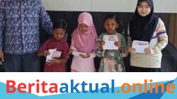Peduli Anak Yatim, Geuchik Desa Ulee Gampong Salurkan Bantuan 