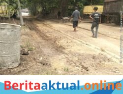 Dugaan Ketidaktranfaran Proyek Pembangunan Jalan RT08 Desa Kadang Panjang Papan Plank Tidak Dipasang   